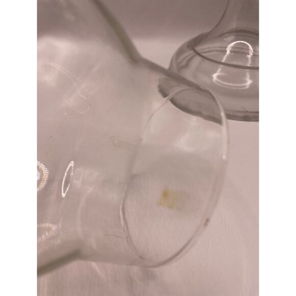 Vintage Lamp Light Farms Oil Kerosene Lamp Footed Clear Glass 18" Tall - Picture 9 of 13